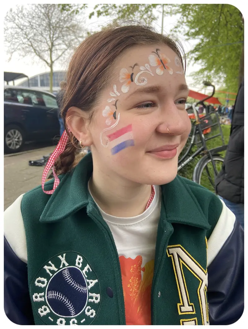 Geschminkt kind 11